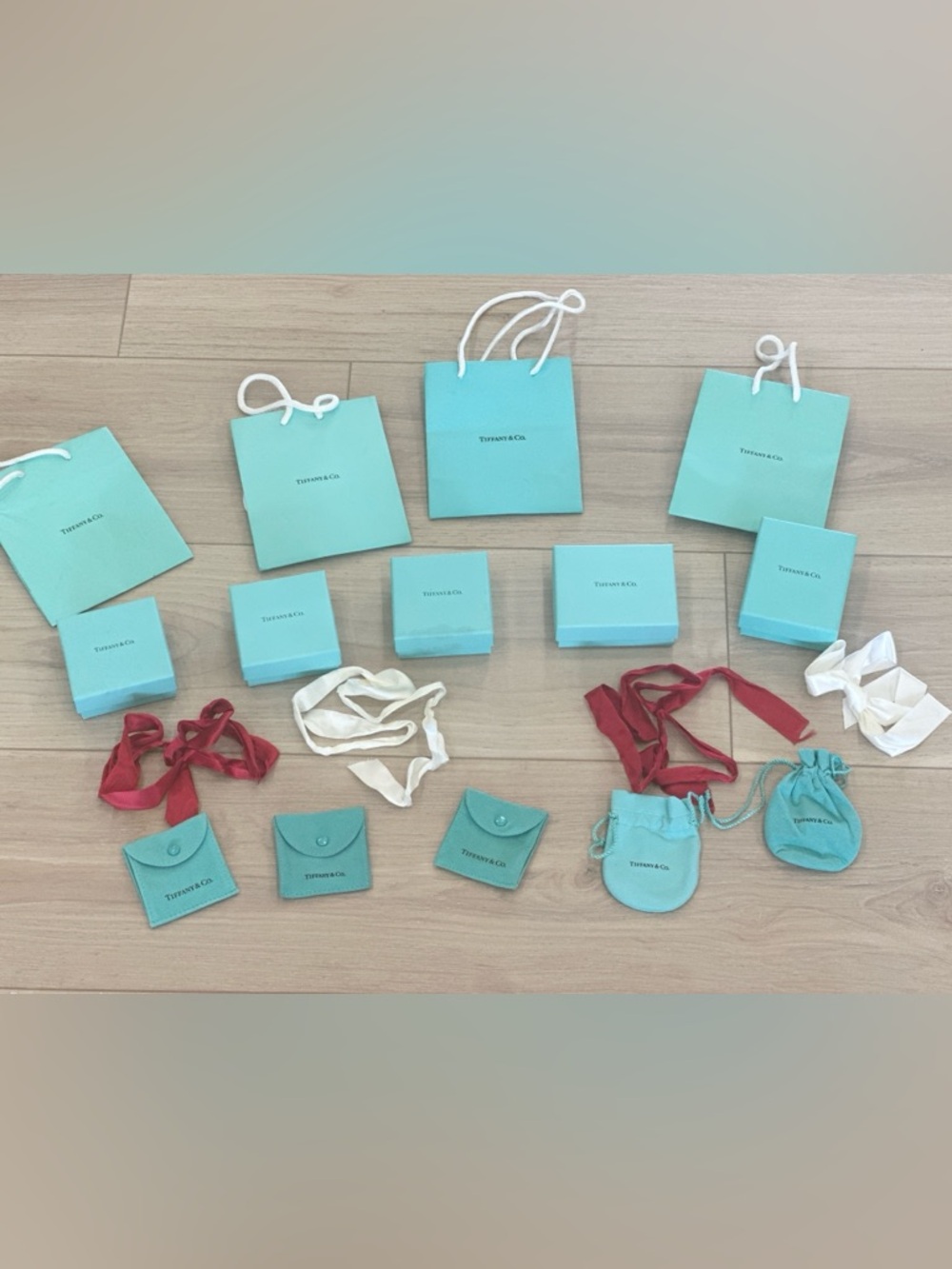 Tiffany & Co. Robin's-Egg Blue Gift Boxes, Bags & Pouches